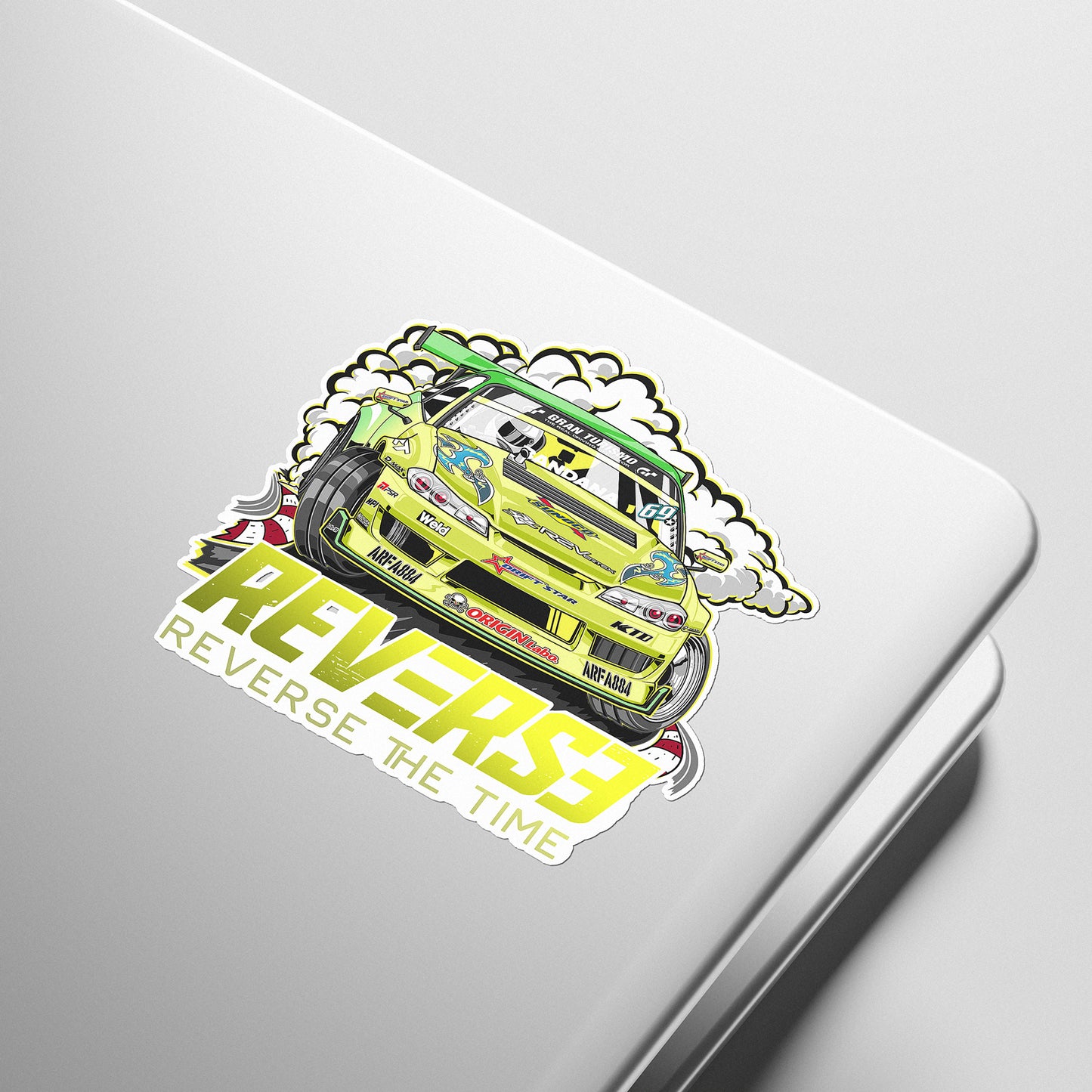 Team Reverse Nissan Sticker