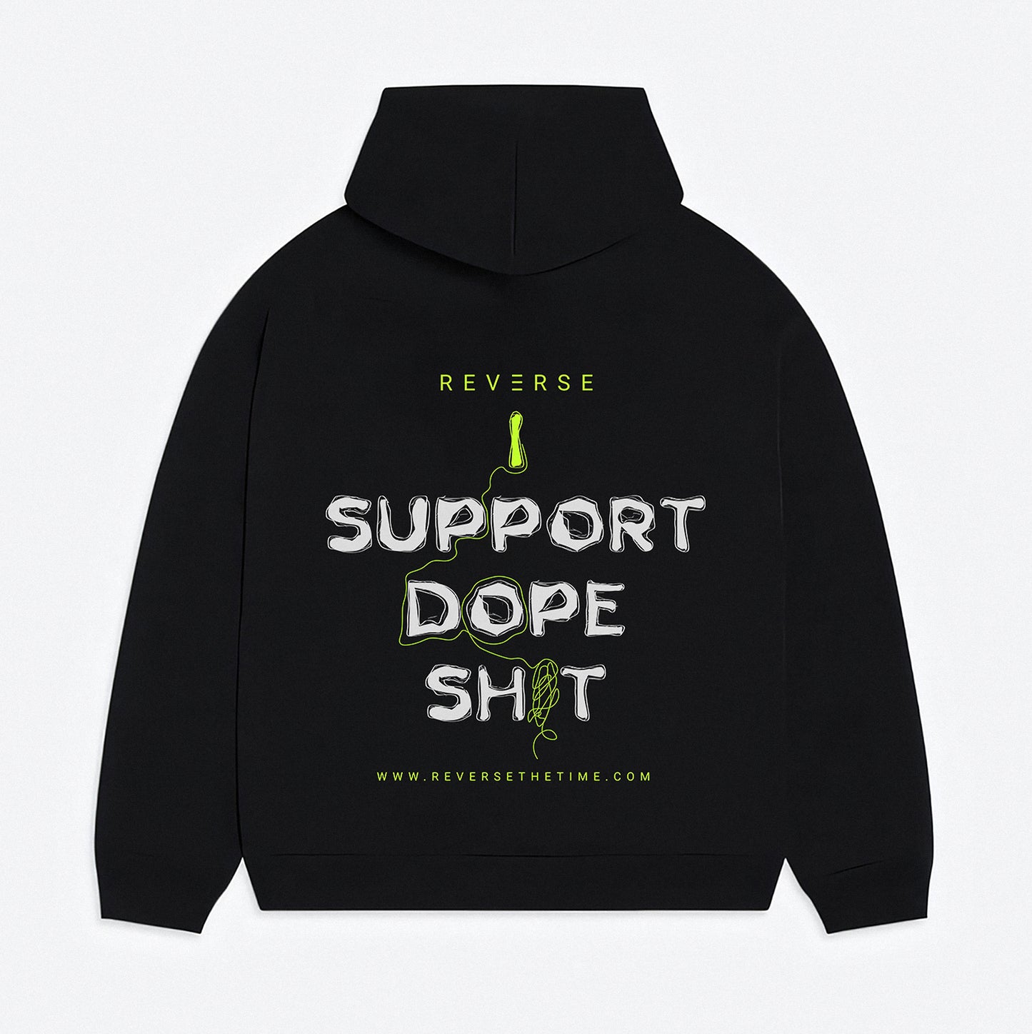 TEAM REVERSE I SUPPORT DOPE SHIT HOODIE